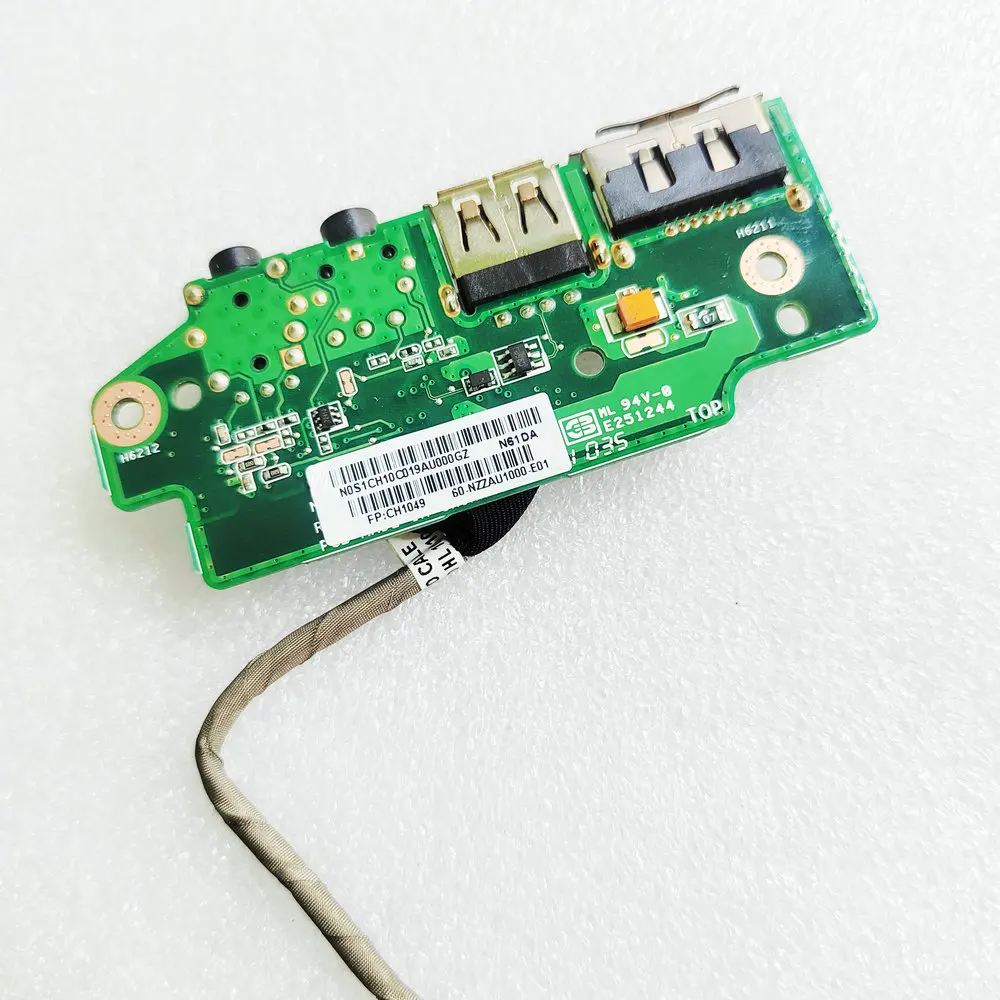 For Asus N61J N61JV N61VG USB AUDIO JACK Audio board N61DA USB N61DA AUDIO board E251244