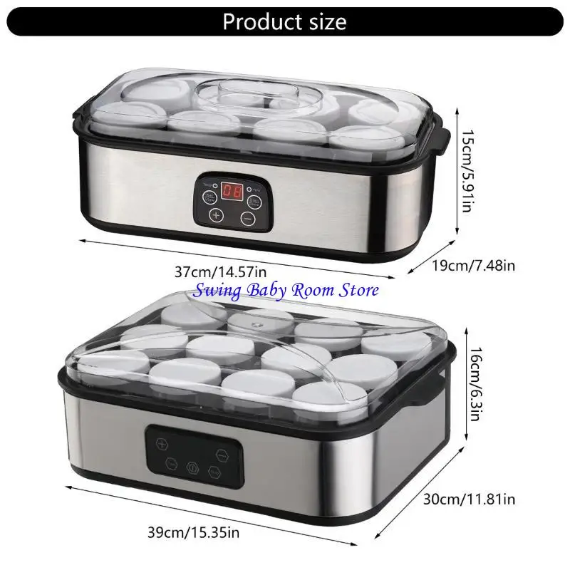 K1AD متعدد الوظائف جهاز زراعة الزبادي مع وعاء والتحكم في درجة الحرارة