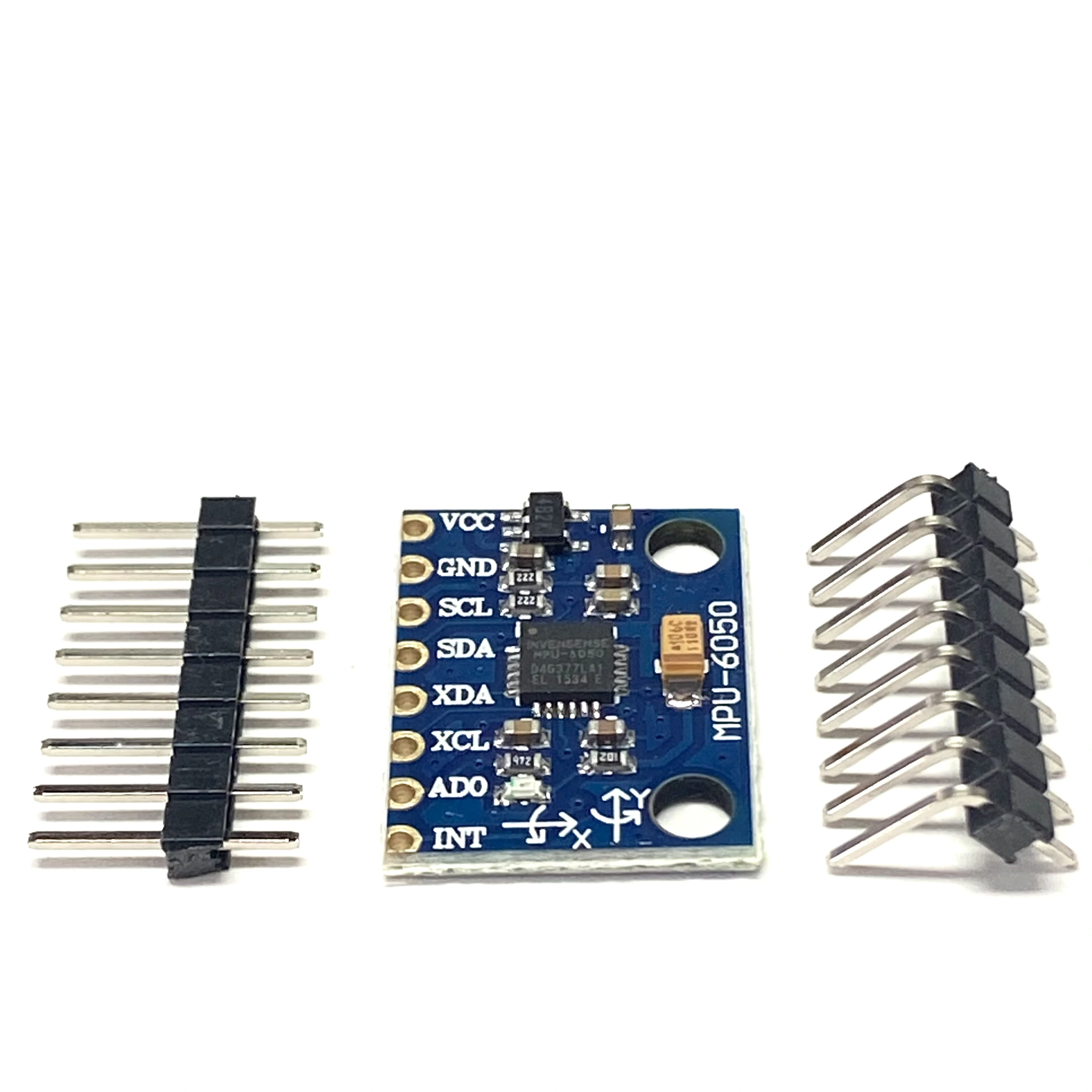 1pcs I2C IIC  MPU-6050 GY-521 MPU6050 3 Axis Analog Gyroscope Sensors + Accelerometer Module For R3 With Pins 3-5V DC