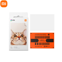 Original Xiaomi ZINK Pocket Printer Paper Self-adhesive Photo Print 3-inch For Xiaomi Mini Pocket Photo Printer