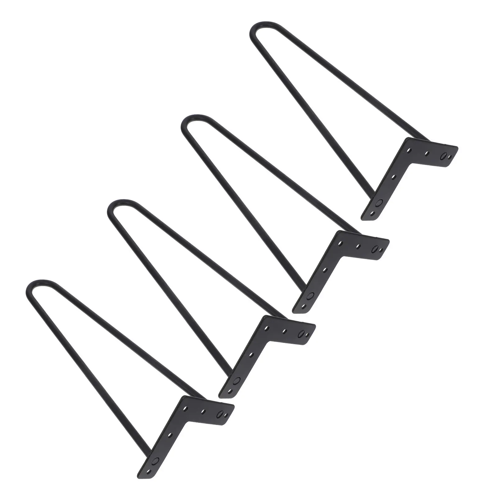 

4 шт. металлических ножек для мебели, усиленные железные ножки для столов в индустриальном стиле, для тумб, табуретов, полок, основания столов, запасные части