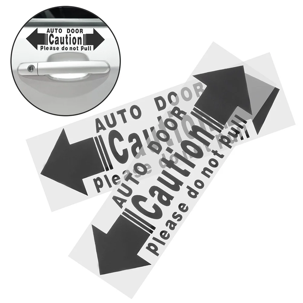 

4Pcs Car Door Warning Stickers Automatic Adhesive Removable Decals Car Door Opening Indicators for Vehicle Protection