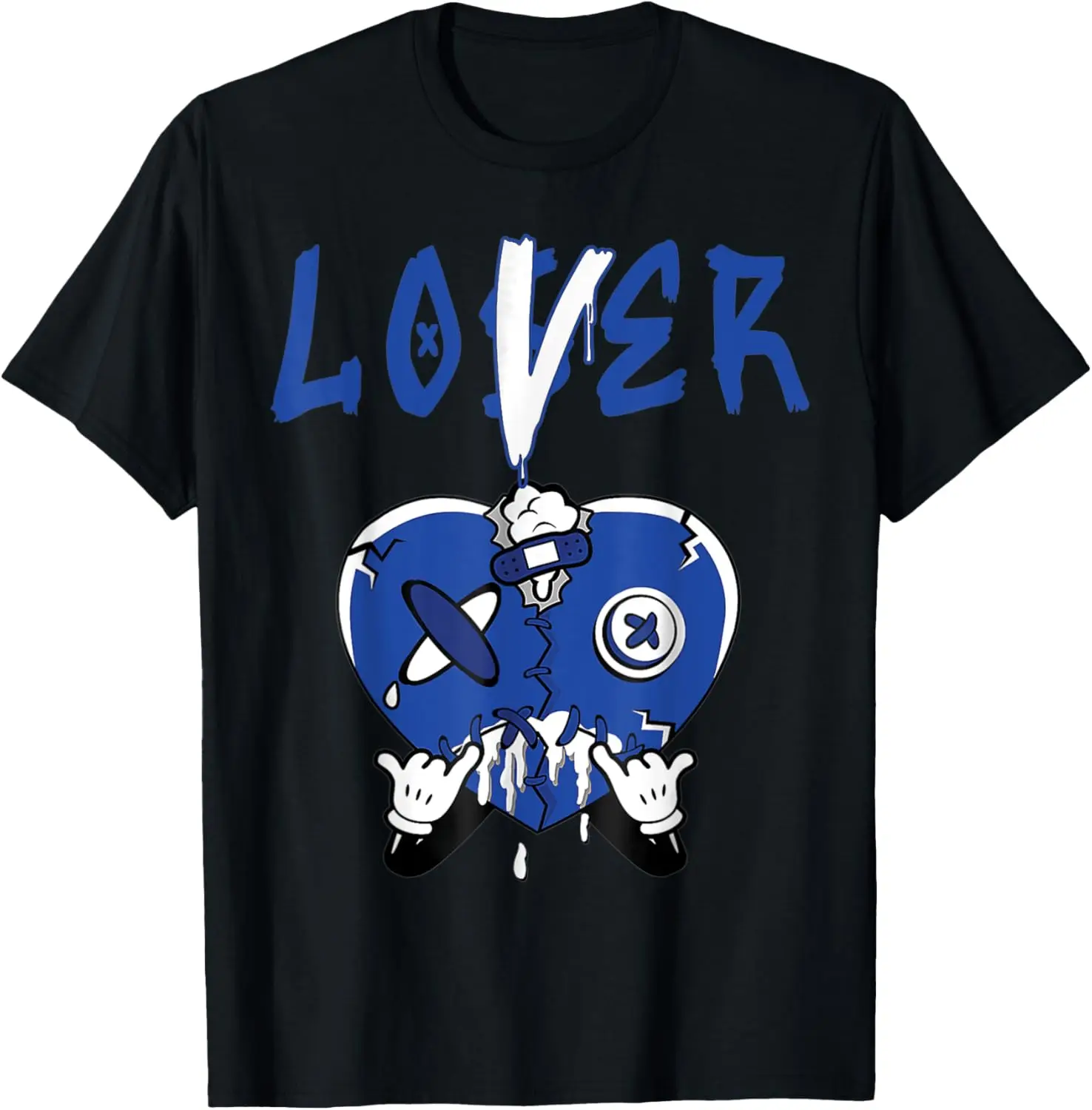 13 French Blue Tee Loser Lover Drip Heart French Blue13s T-Shirt