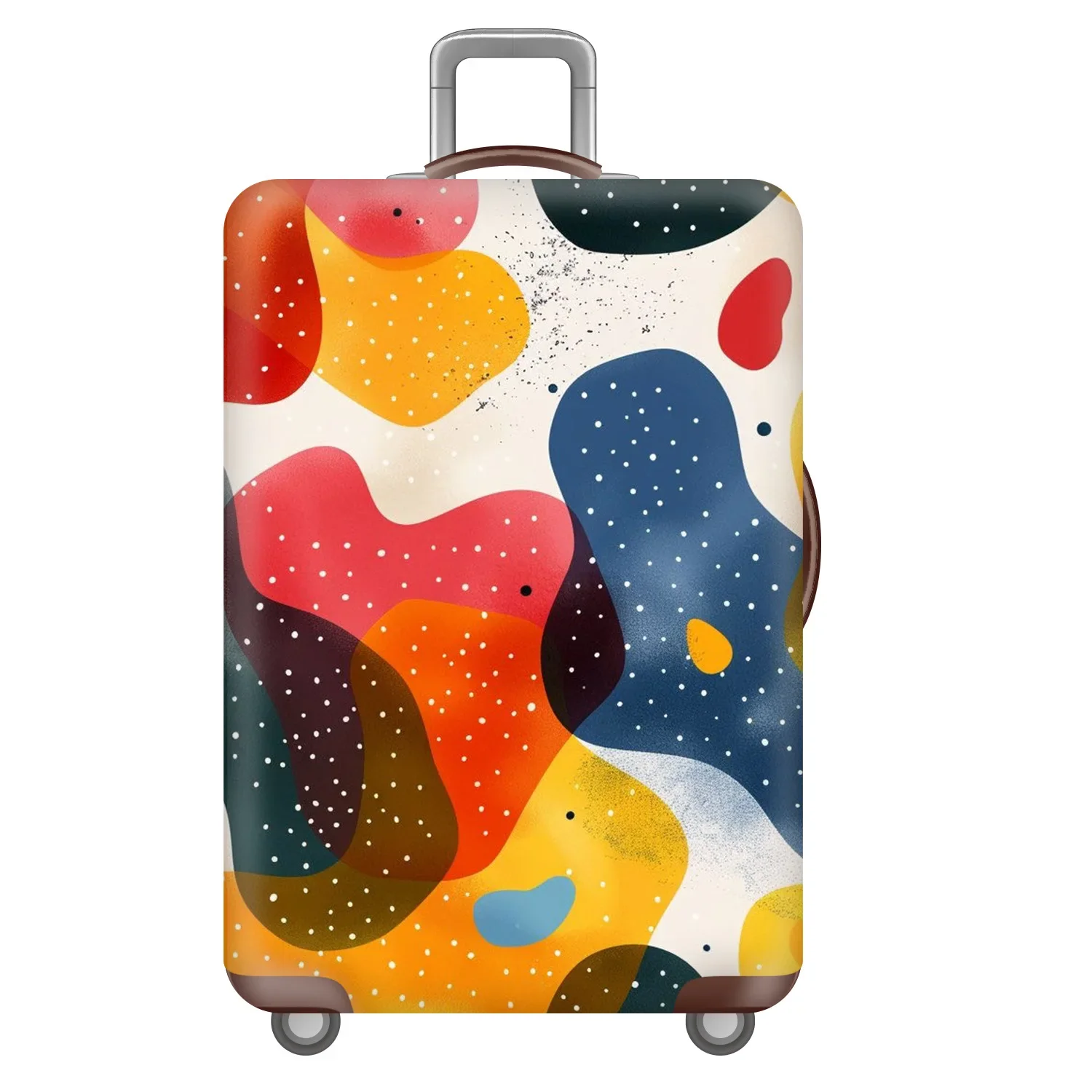 

Эластичный защитный чехол для багажа, пыленепроницаемый, прочный, незаменимый аксессуар для авиаперелетов, подходит для чемоданов 18-32 дюймов.