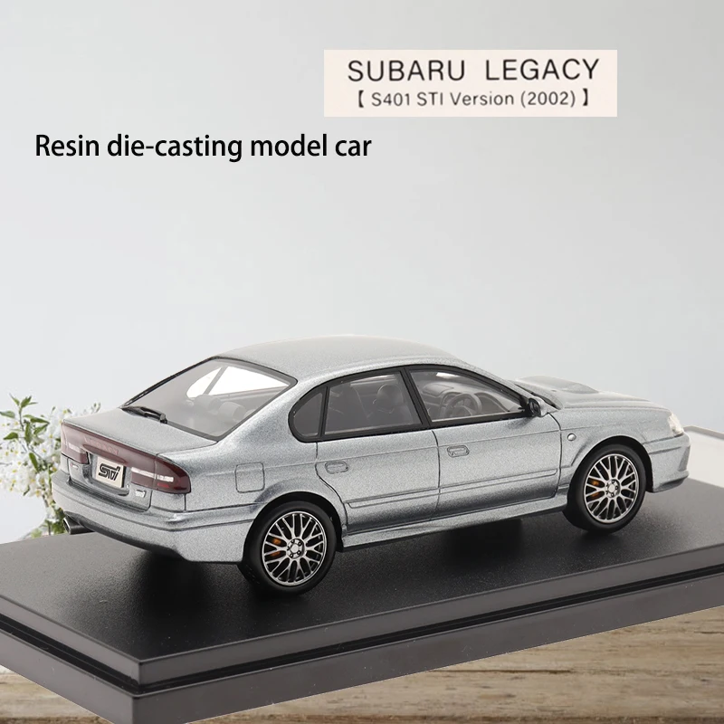 Hi-Story Brand 1/43 Car Model Legacy S401 STI Version (2002) Limited Edition Diecast Vehicles Collectible Decora Toy Gift