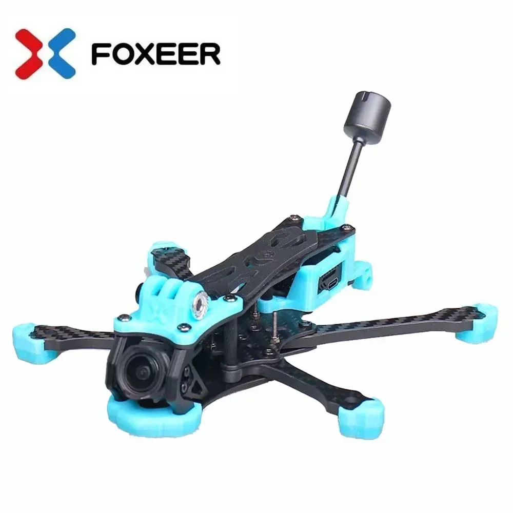 

FOXEER MEGA 3.5" 166mm / 4" 192mm DC Frame T700 Carbon with Silky Coating for O3 Analog Vista HDzero / Walksnail