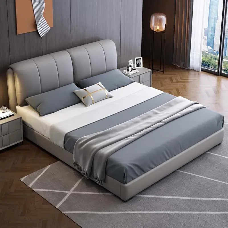 

Bedroom Organiser Bed Minimalist Aesthetic Storage Double Bed King Size Modern Camas Y Muebles Dormitorio Luxury Furniture