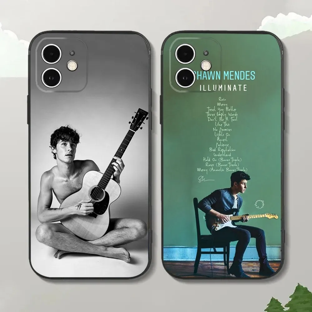 

Shawn Mendes Illuminate Phone Case For iPhone15,14,13,12 Mini 11 Pro XR,X,XS,MAX 7,8 Plus Silicone Cover Soft Black