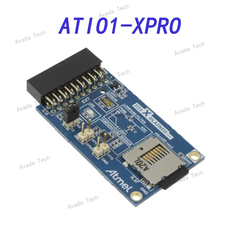 

Avada Tech 1 pcs ATIO1-XPRO Extension Board, I/O 1xplained Pro for Xplained PRO, 2GB MicroSD card, temperature/light sensor