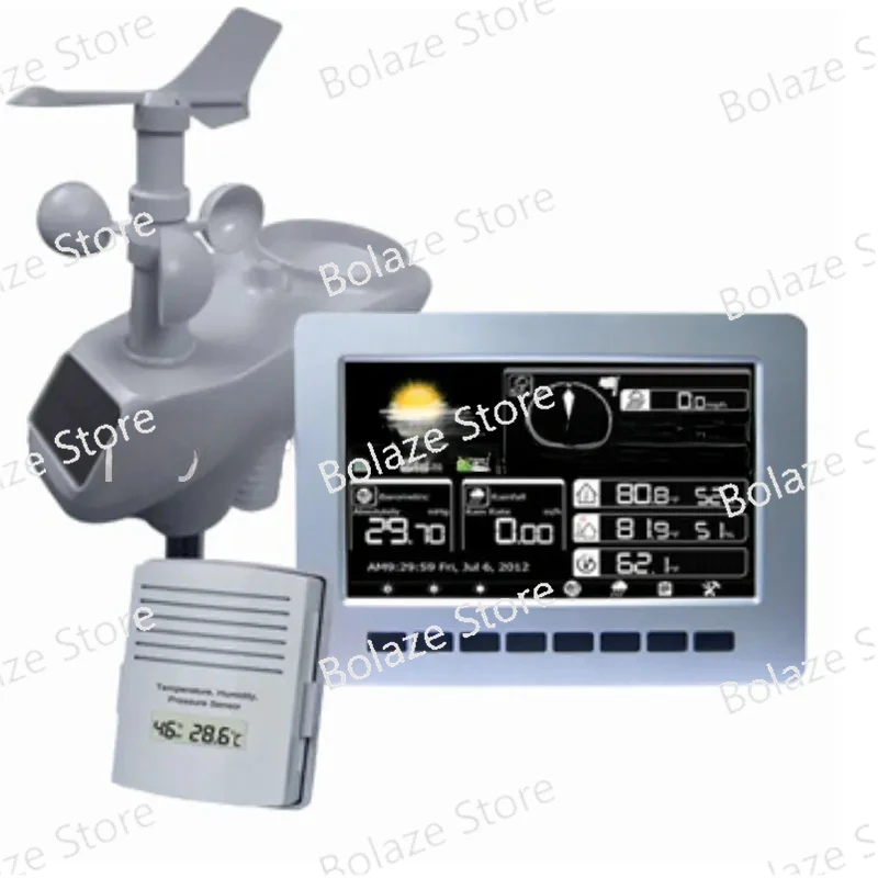 Hp1003 Weather Station TFT Color Screen Wireless WiFi Meteorograph Weather Forecasting Machine Hyetometer