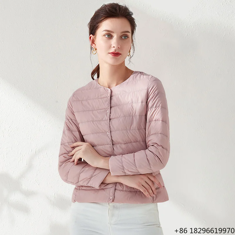 women's-new-winter-lightweight-button-stand-collar-plus-size-coat-outdoor-winter-jacket-down-jacket-waterproof-woven
