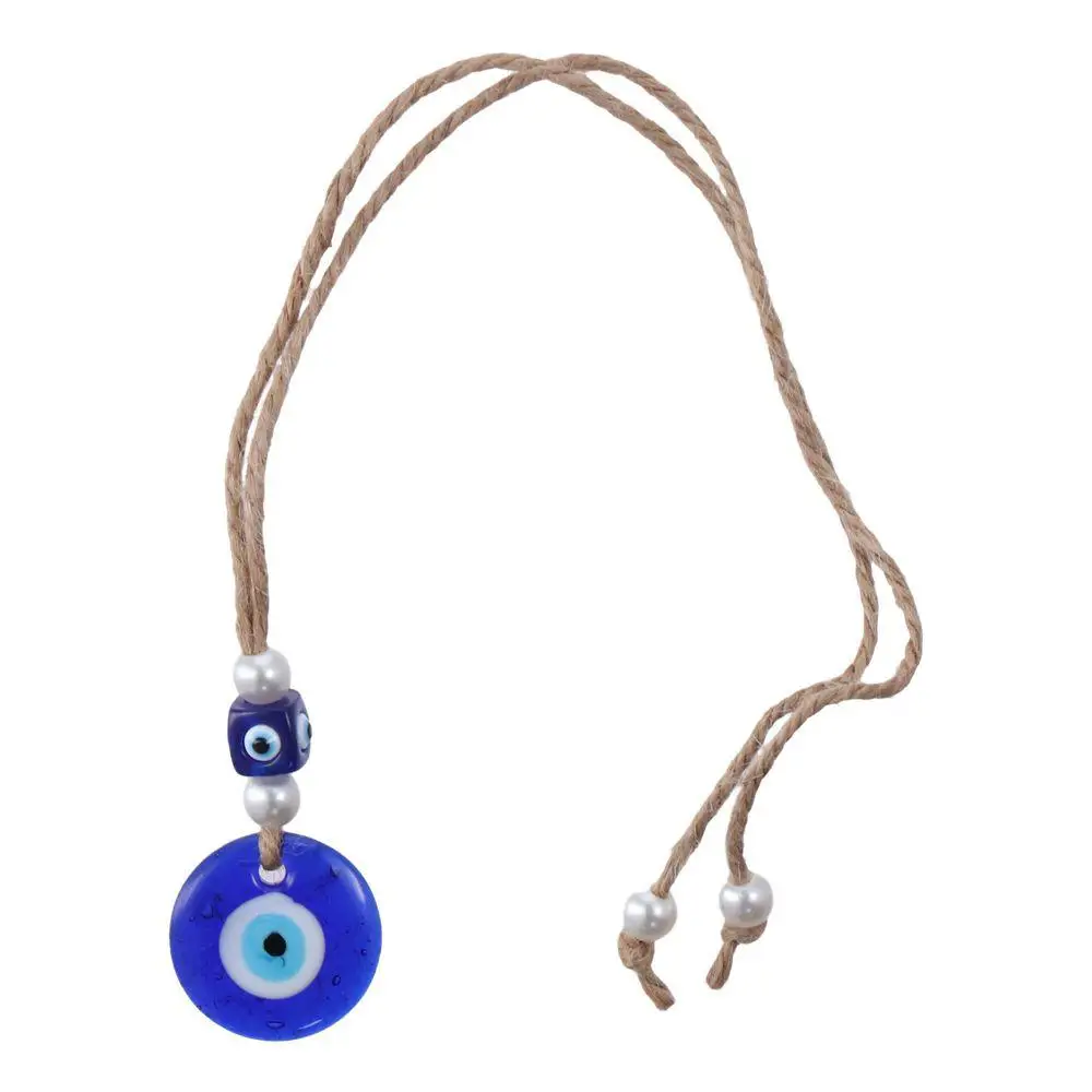 ブルーブルーアイペンダント,ガラスチャーム,壁飾り,ジュエリーアクセサリー