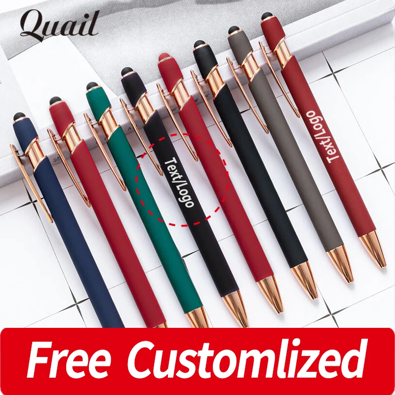 Free Customization Of Company Logos Or Advertising Numbers Touchscreen Pen Ipad Tablet Phone Screen  Business Conference Pen