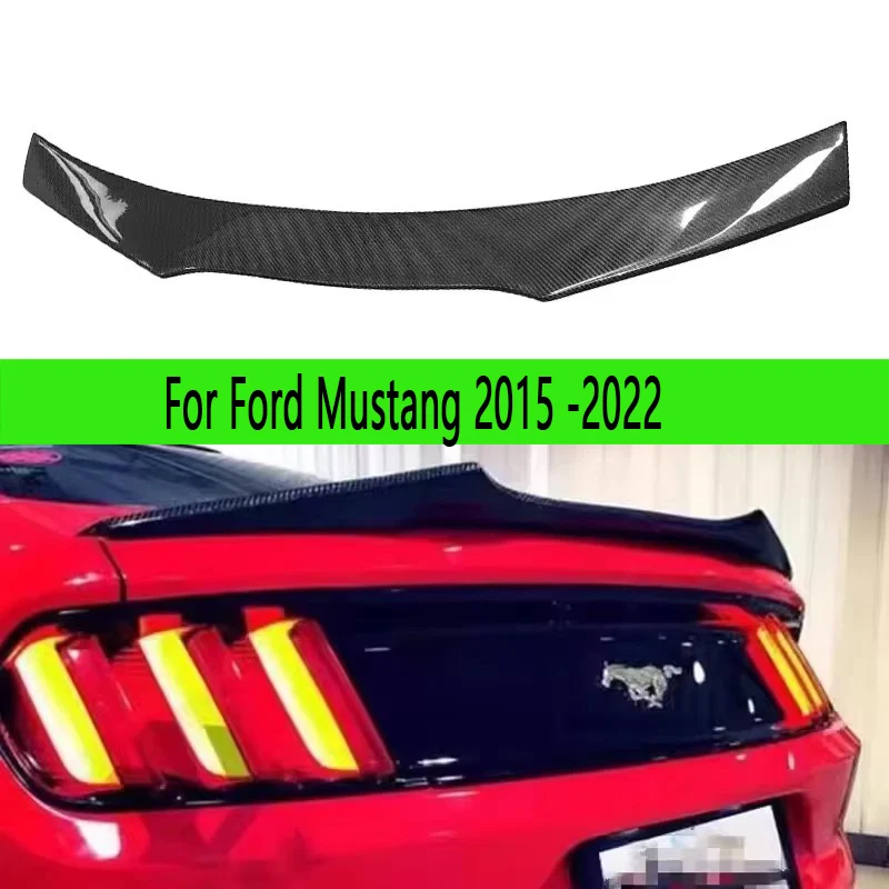 

Спойлер-накладка на крышку багажника из карбона для Ford Mustang 2015+ (улучшенные автозапчасти)