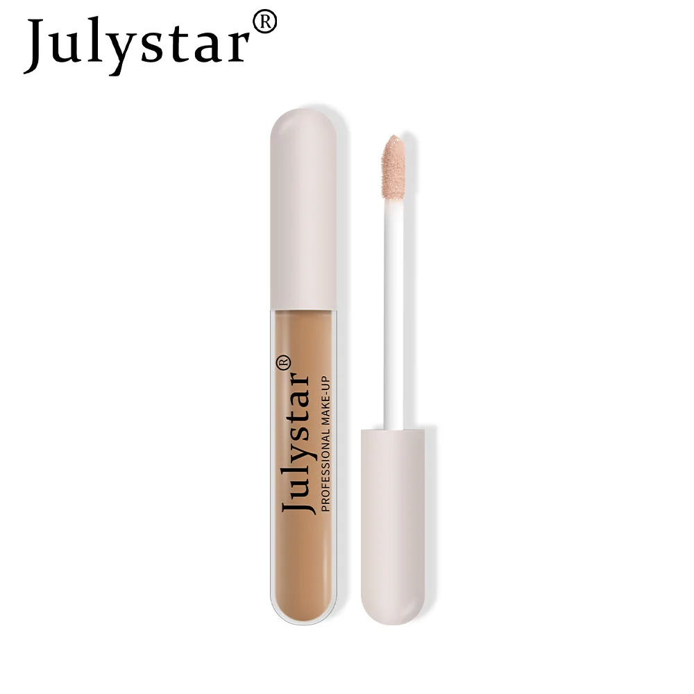 Julystar คอนซีลเลอร์ครีมกันน้ําคอนซีลเลอร์ปกปิดเต็มรูปแบบ Long Lasting Face Scars Acne Cover Smooth Moisturizing แต่งหน้า