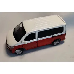 JKM 1:32 2019  Multivan T6 MPV Diecast Metal Alloy Model car Sound Light Pull Back Collection Kids Toy Gifts F152 car toy