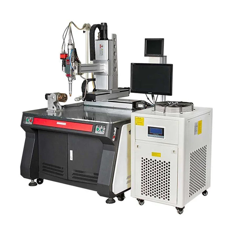 Automatic Continuous Fiber Optic Welding Machine  Spot Welder For Metal Frame Precision Electronic