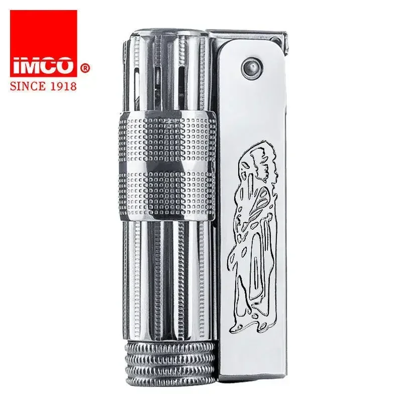 Classic IClassic IMCO 6700 Retro Stainless Steel Metal Kerosene Lighter with Box, Cigarette Lighting Tool, Gift for Men