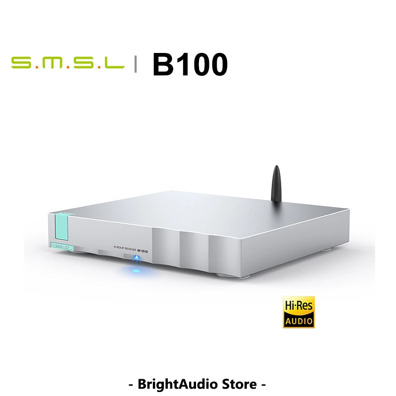 

SMSL B100 Hi-Res Audio BT Receiver AK4493S DAC CHIPS Bluetooth 5.1 Support UAT/LDAC/APTX PCM192