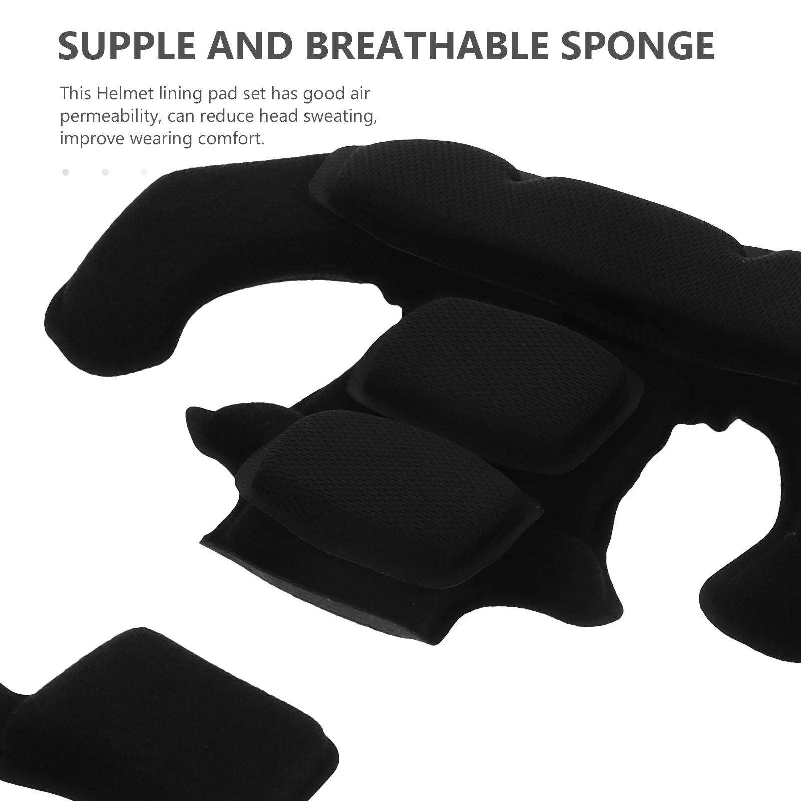 

1 set High Density Sponge Inner Padding Anti-Explosion Cushion Mat Breathable Replacement Fit For Motorcycle Bike Cycling