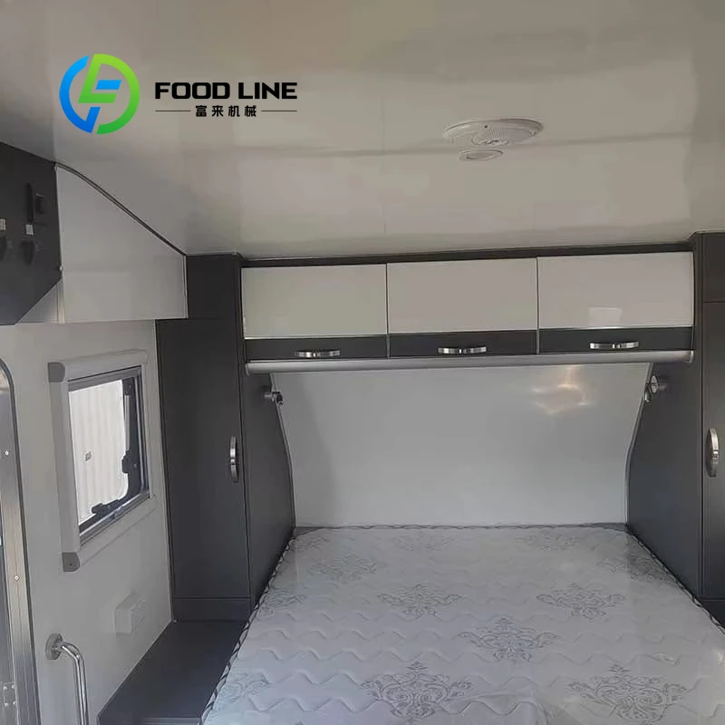 Customized Standard Pop Up Folding Offroad Camper Travel Trailer Multi Function Australian Food Caravan Motorhome
