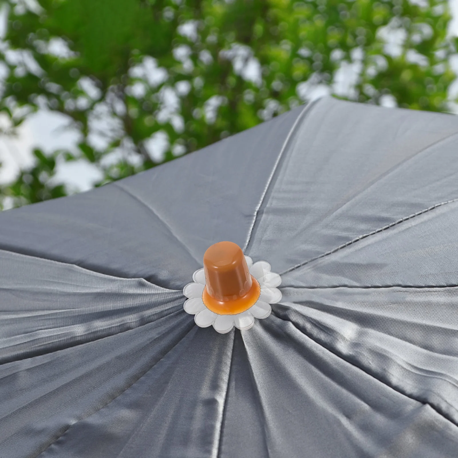 2 مجموعات مظلة القمم حامي البلاستيك تلميح غطاء للمطر مظلة الشمس إصلاح الملحقات خفيفة الوزن دافئ صالح استبدال قبعات