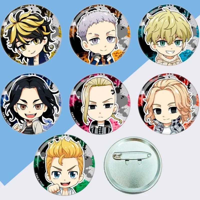 Anime  Badges Cosplay Bedge Button Brooch Pins gift