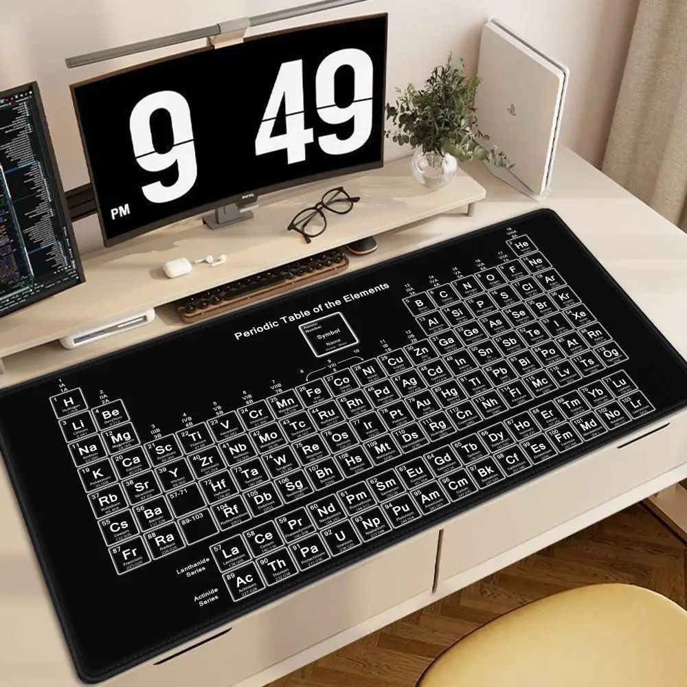 Periodic Table Of Elements Mouse Pad Gaming Keyboard Mouse Mats Office Computer Mausepad Gamer Accessiores Mousepad Xxl Desk Mat