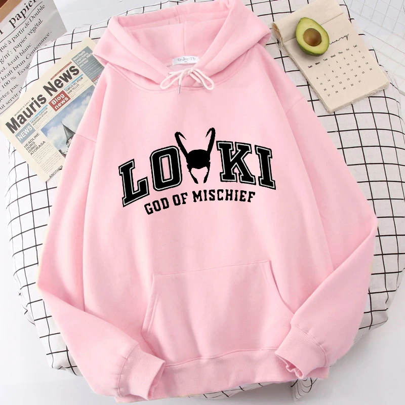 Marvel Superhero Loki Anime Hoodie Women Rocky Prank God Cartoon Hoodie Men Unisex Casual Street Fashion Winter Hoodie Man