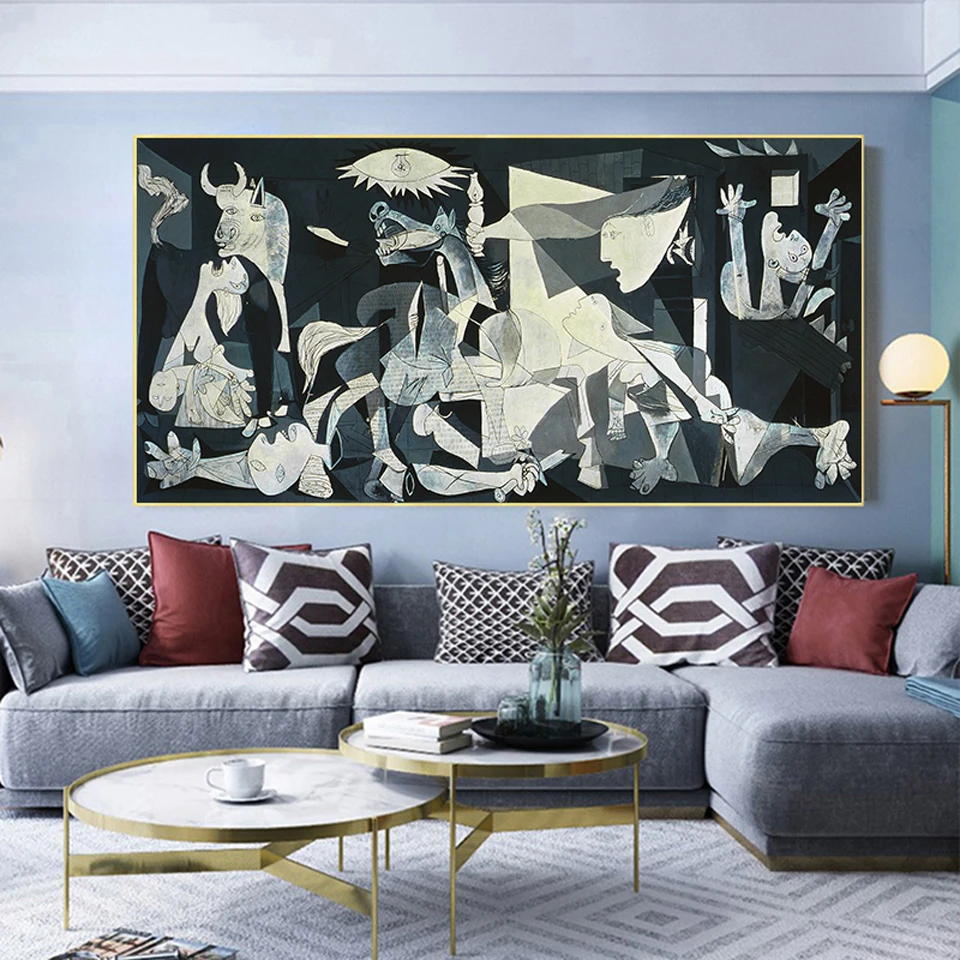 Guernica By Picasso Diamond Paintings Reproduction Famous Paintings Full Diamond Mosaic Embroidery Picture for Living Room Decor