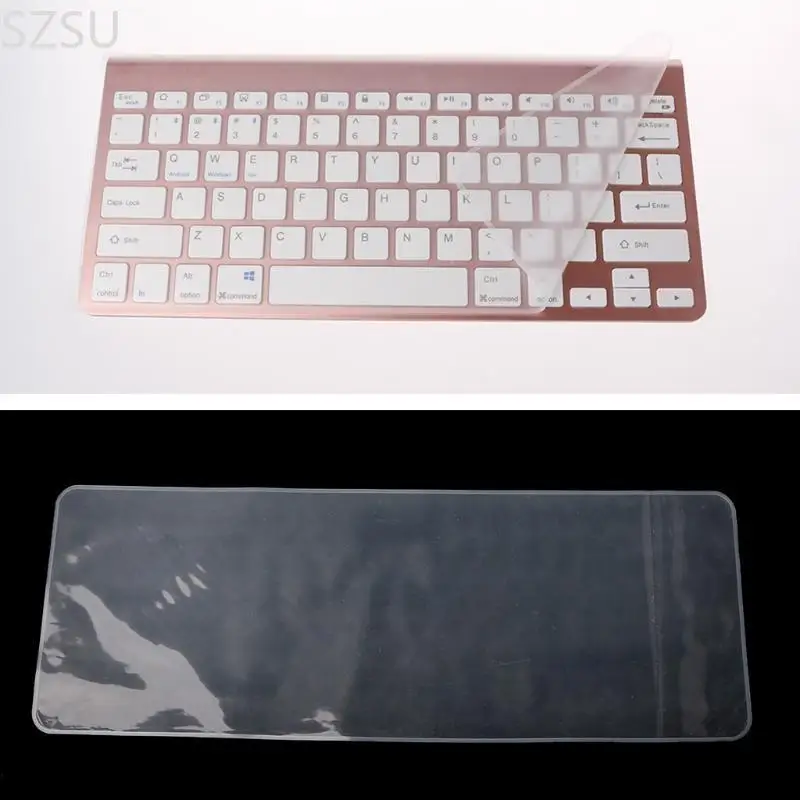 SZSU CLEAR Desktop KEYBOARD KEYBOARD KEYBOARD KECULANG UNTUK 10-17in Keyboard Standar, Kulit Pelindung Keyboard Tahan Air Anti