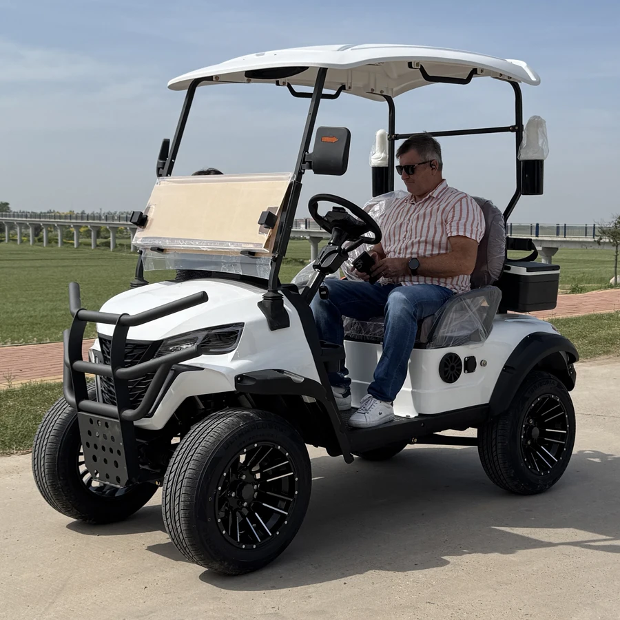Wholesale Classic Luxury 2 4 6 8 Seater Custom Brand New Adult Street Legal 4WD Golf Cart 72V Lithium Battery 4×4 Golf Cart