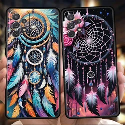 Mandala Dreamcatcher Phone Case for Samsung Galaxy A15 A14 A25 A54 A34 A51 A71 A72 A73 A32 A52 A52S A11 A21S A31 A41 Soft Shell