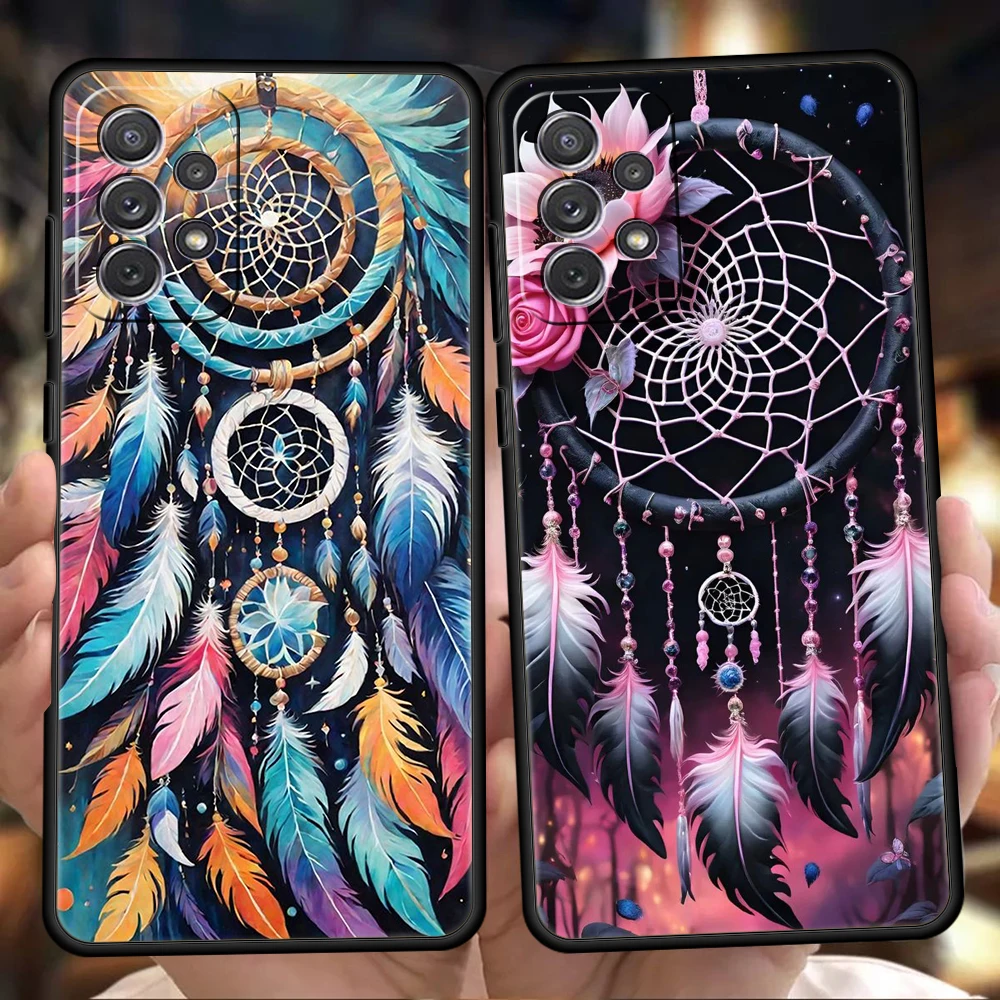 Etui na telefon Mandala Dreamcatcher do Samsung Galaxy A15 A14 A25 A54 A34 A51 A71 A72 A73 A32 A52 A52S A11 A21S A31 A41 Soft Shell