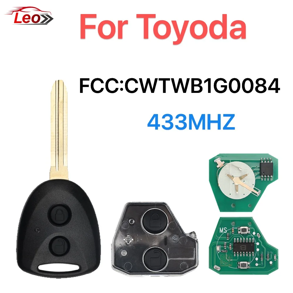 

Leo CWTWB1G0084 G чип дистанционный ключ для Toyota AVANZA Wigo Grand для Daihatsu Xenia Alza Myvi Axia 433 МГц