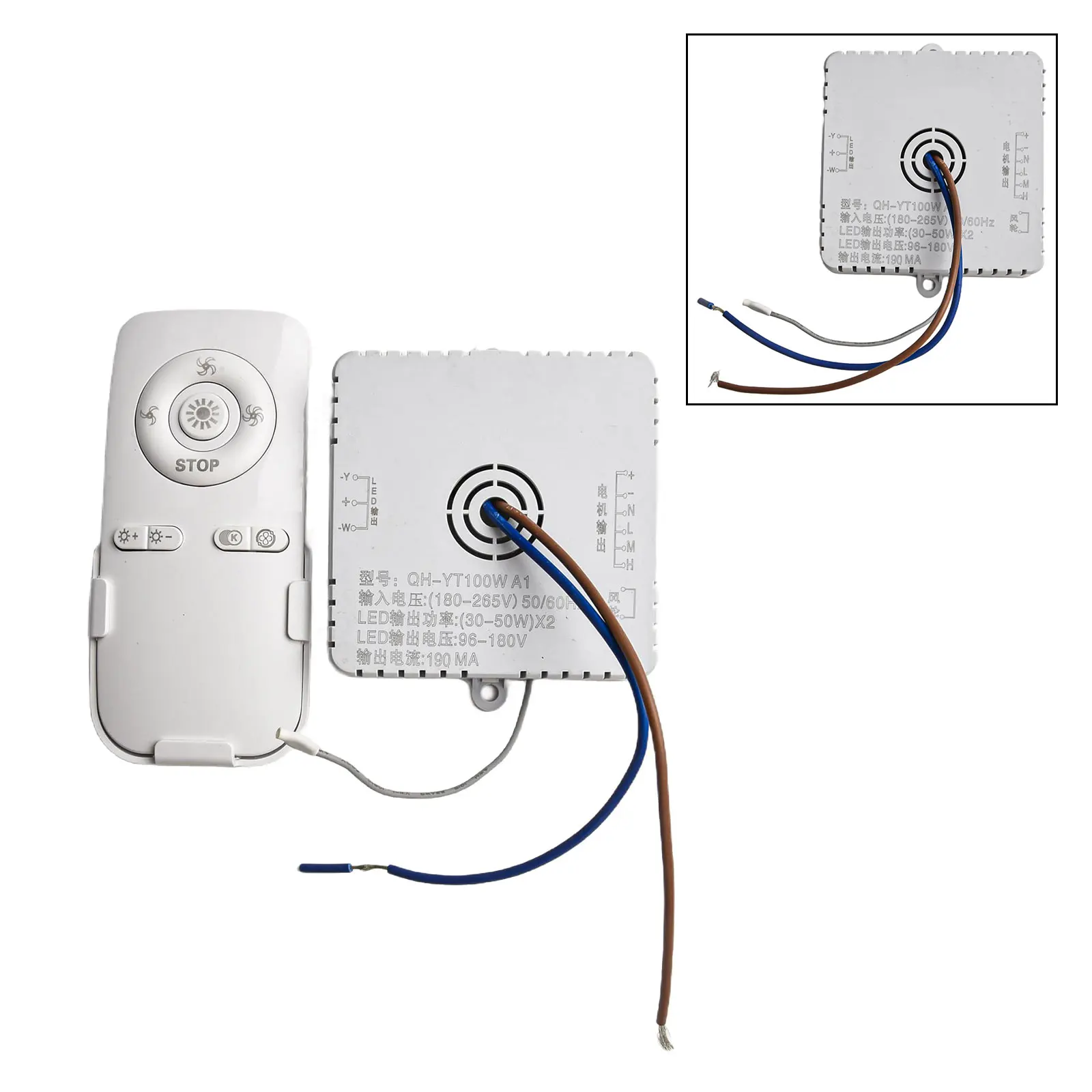 Bedroom Indoor Use Bedroom Ceiling Fan Light Ceiling Fan Light Receiver Adjustable Brightness Easy Installation