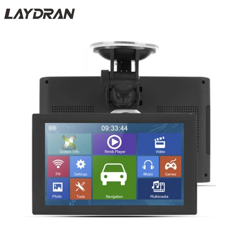 9 Inch Truck Navigation GPS FMT 8GB Europe Map Sat Nav Lorry Navigator  Automobile