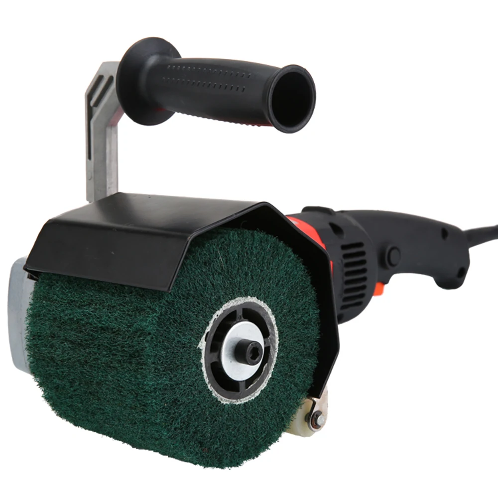 100*120mm Polishing Drum Burnishing Wheel Metal Nylon Wire Polish Brush Roller Burnishing Tools For Stainless Steel
