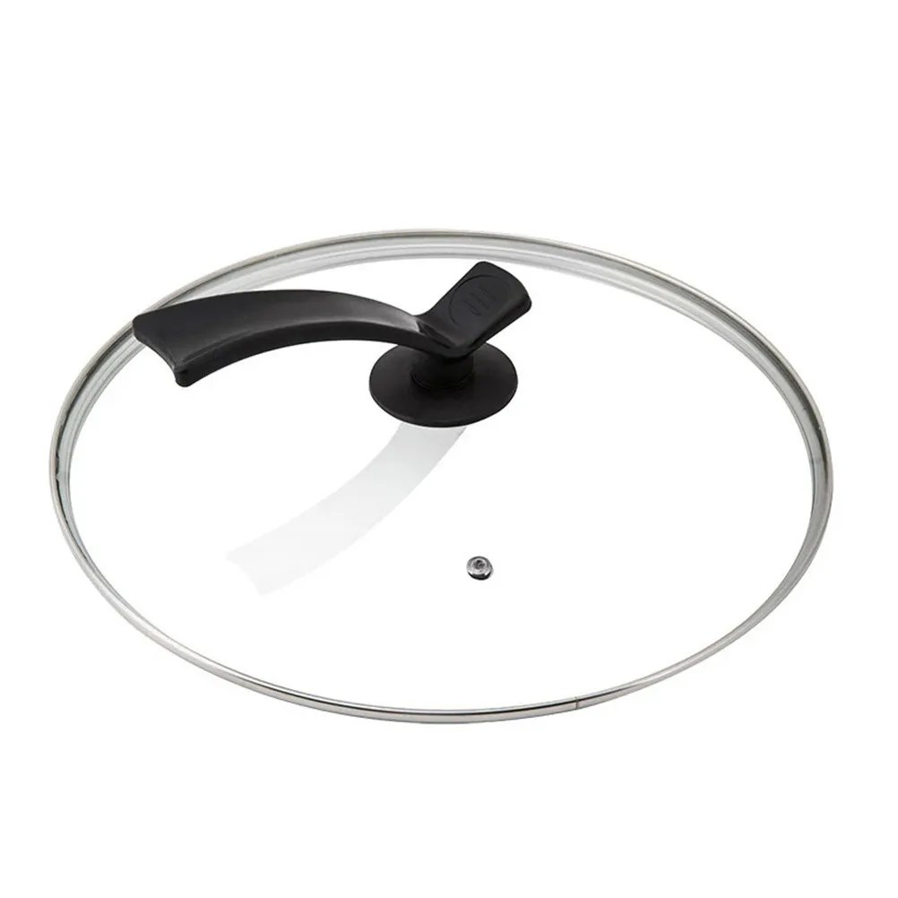 

Tempered Glass Lid Versatile Pot Cover Visible Cooking Lid Reusable Anti-Scald Cover for Family Restaurant Hotel Kitchen