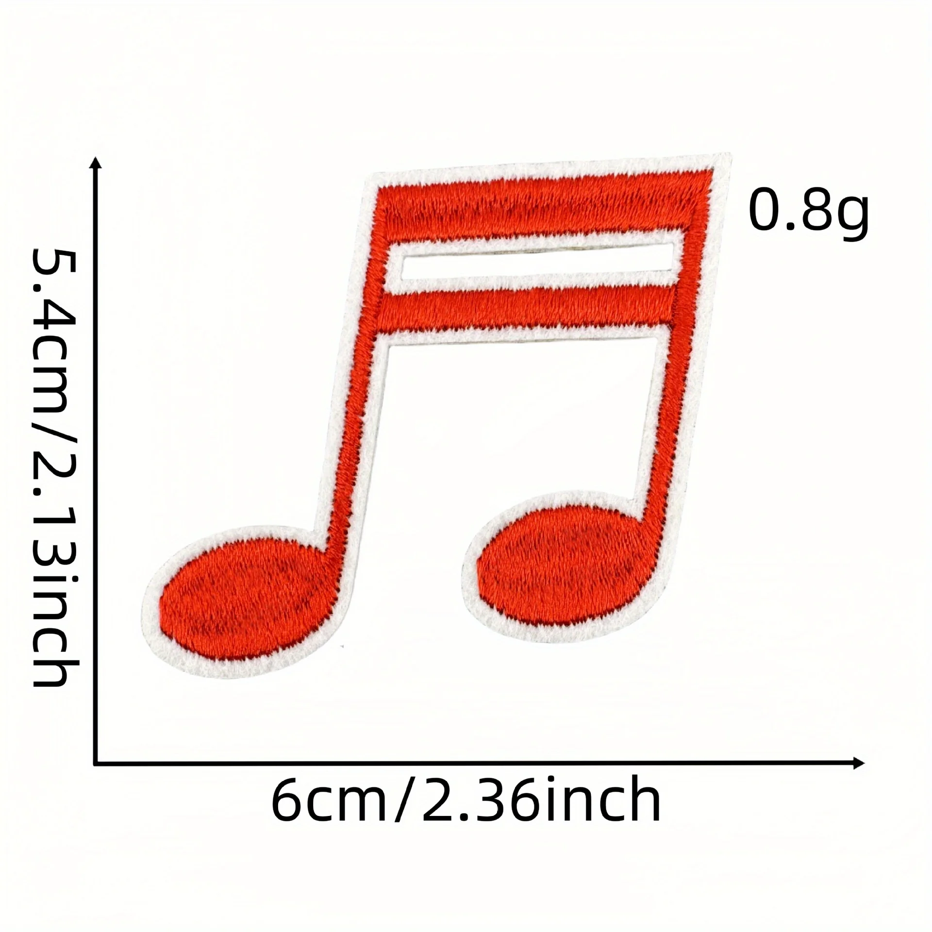 30 قطعة من الملاحظات الموسيقية الحديد على الرقع، خياطة على رقعة إصلاح زين مطرزة، مشاريع يدوية ذاتية الصنع للملابس والسترة والجينز
