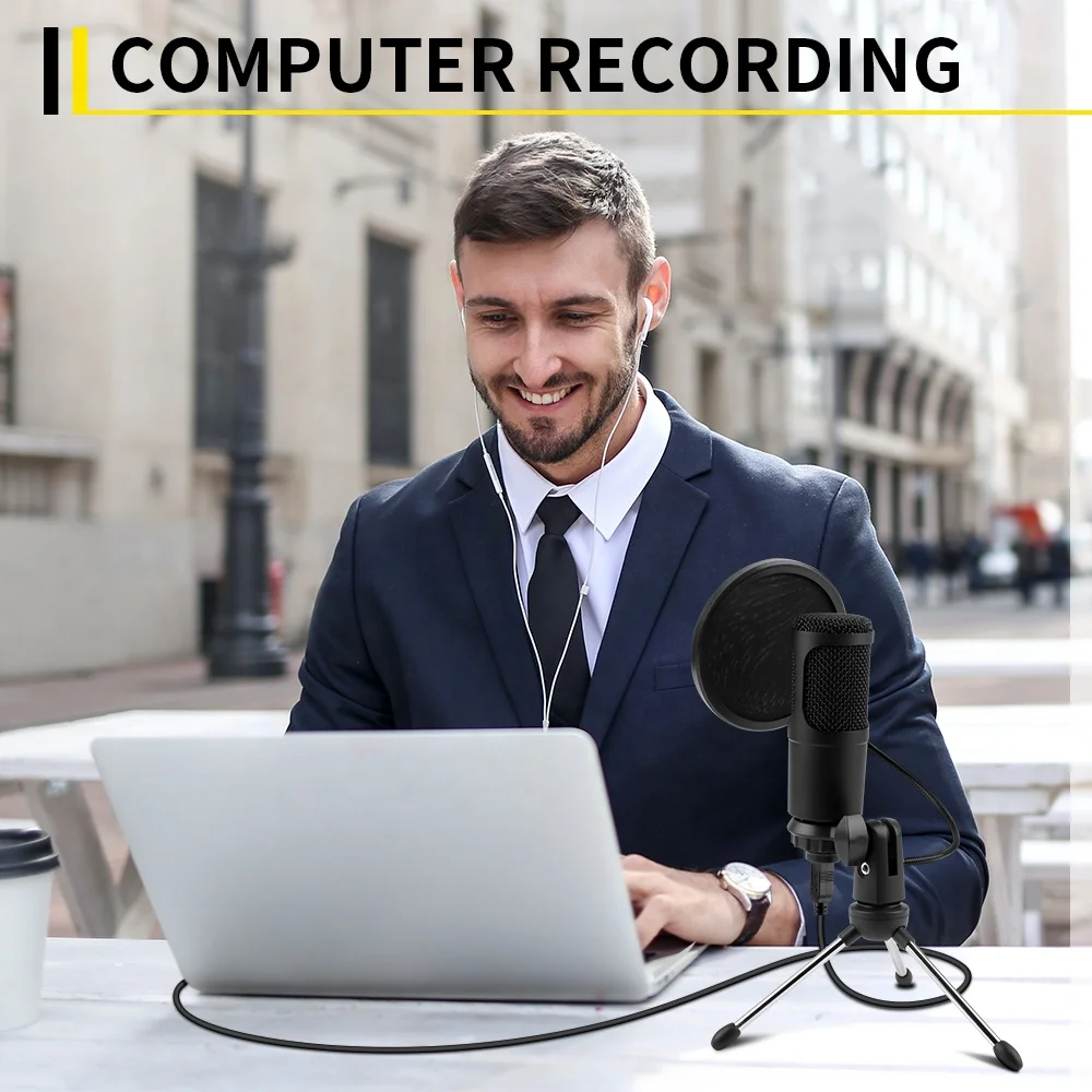 عشرة عناصر TLF Xtuga K30 المهنية السلكية استوديو تسجيل كاريوكي الغناء حامل ثلاثي القوائم سطح المكتب البث المباشر Usb الألعاب هيئة التصنيع العسكري C