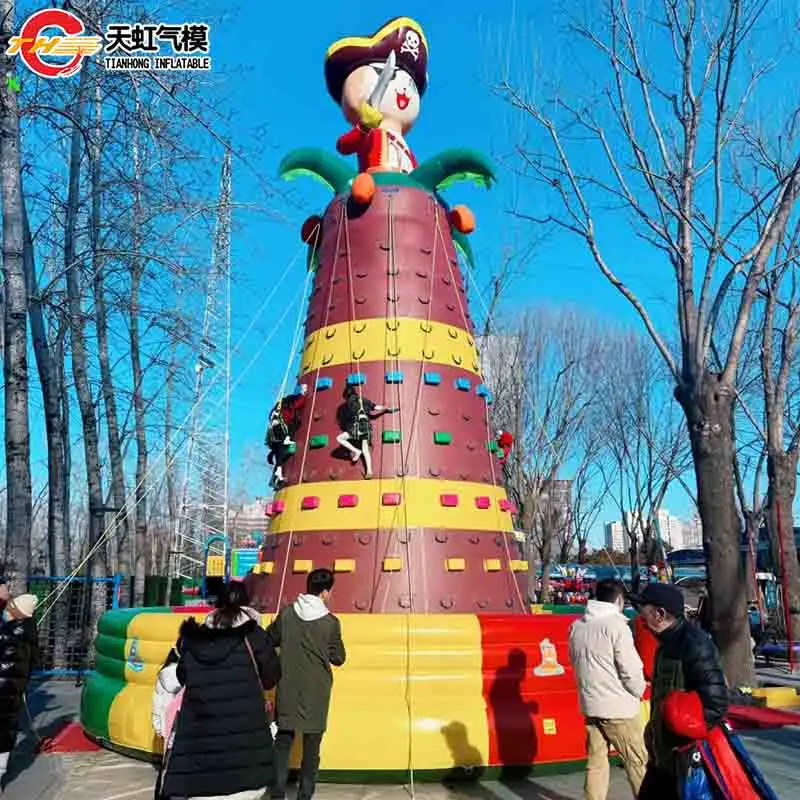 

Sea Shipping to Door Giant Inflatable Bouncer Climbing Wall Sport Game for Children Forest Theme Inflatable Playground