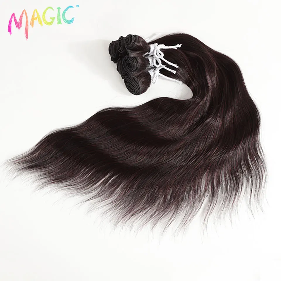 ماجيك موجة المياه حزم الشعر وصلات شعر صناعية أومبير شعر أشقر نسج حزم 20 "فضفاض عميق ارتفاع درجة الحرارة الألياف #5