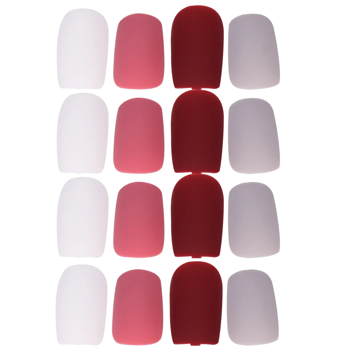 เล็บปลอม 96 ชิ้น กดติดเล็บอะคริลิคแบบเต็มเล็บ สำหรับตกแต่งเล็บแบบมืออาชีพและใช้ในบ้าน หลากสีสัน