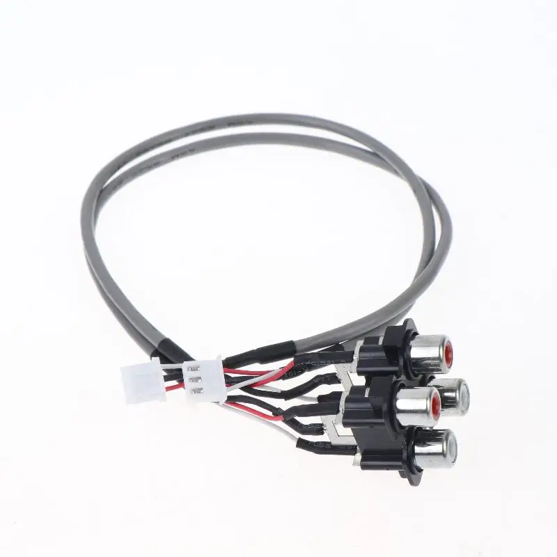 Audio Signal Cable 2  TO XH2.54MM-3PIN Audio Input Socket 30CM Line Length Extended Sound Signal Interface For Panel