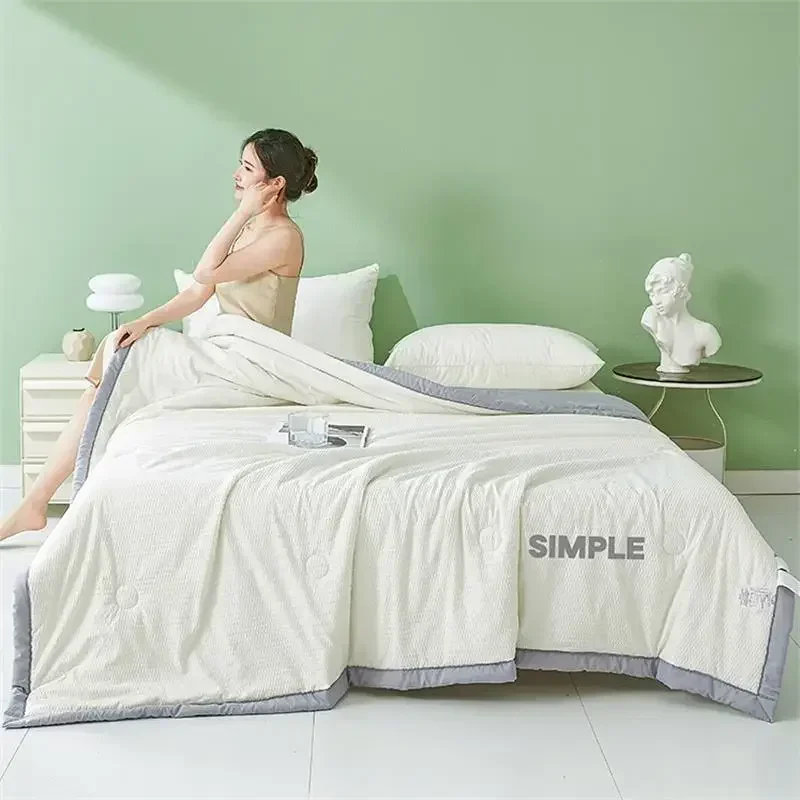 Soybean Xia Liang Air Conditioner Quilt Class A Washable Children's Single Double Thin Quilt