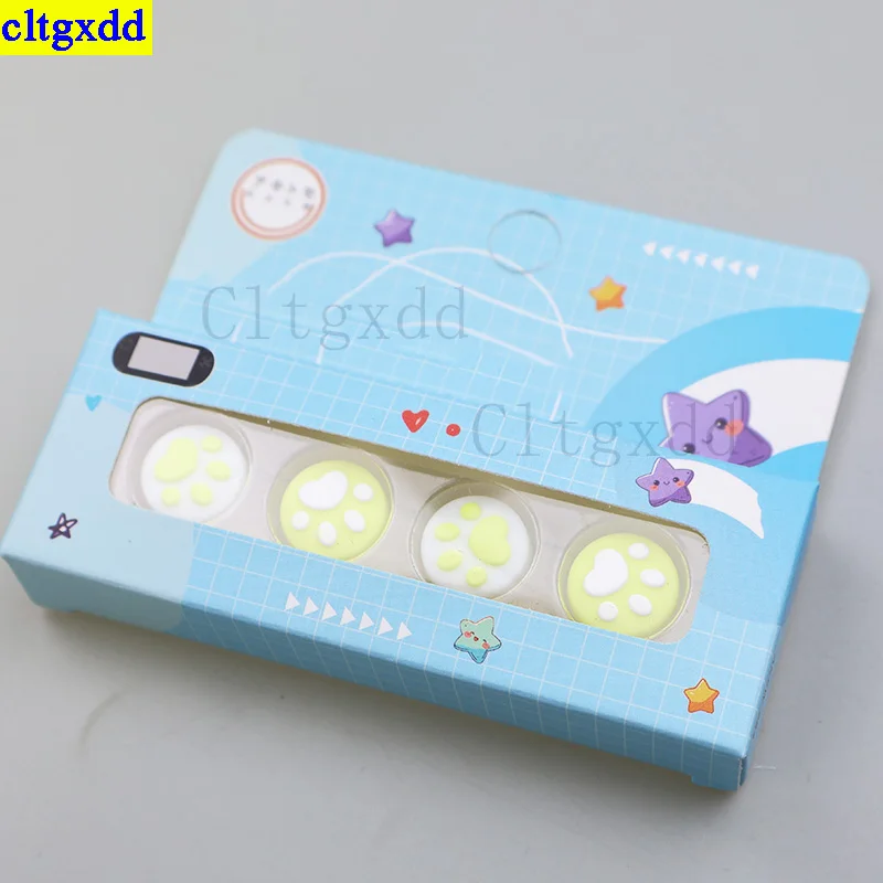 Cltgxdd 4 pièces couleur Silicone souple poignée de pouce couverture Psvita PS Vita PSV 1000 Fat/2000 mince Joystick bouton housse de protection