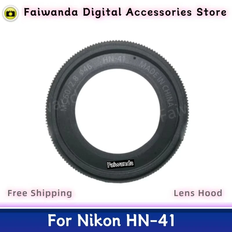 

New Original Genuine Front Lens Hood HN-41 For Nikon NIKKOR Z MC 50mm F2.8 Lens (46mm) MC50/2.8 50/2.8