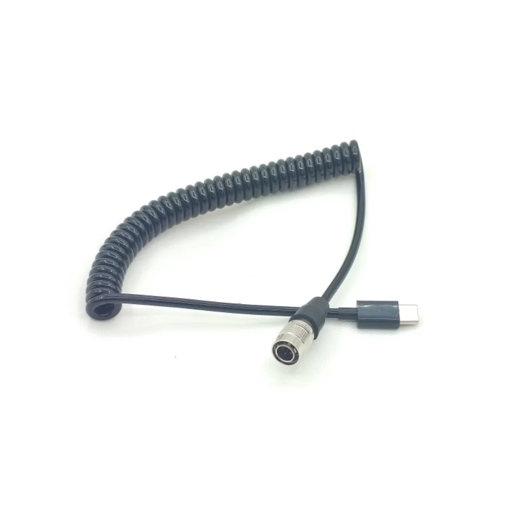 PD USB C Type-C to Hirose 4 Pin Male Power Cable for Zoom F4 F8 F8N Sound Device