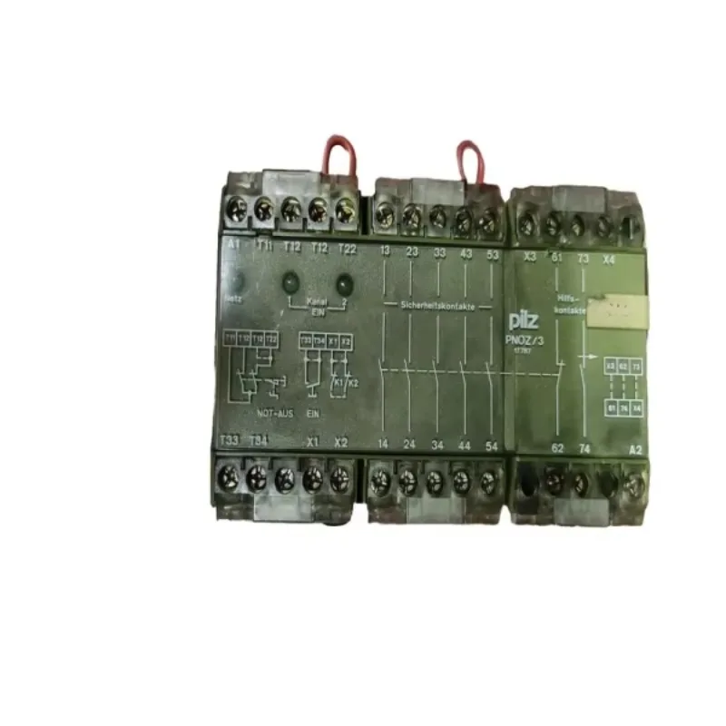 Plc Mushroom Safety Relay Pnoz/3 17787 Pnoz/3/24v Warehouse Industrial Automation Plc Programming Controller